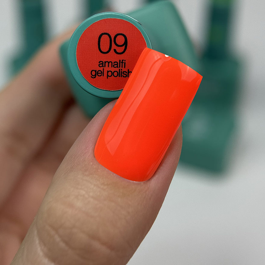 Siller gel varnish No. 037 (warm red, enamel), 8 ml