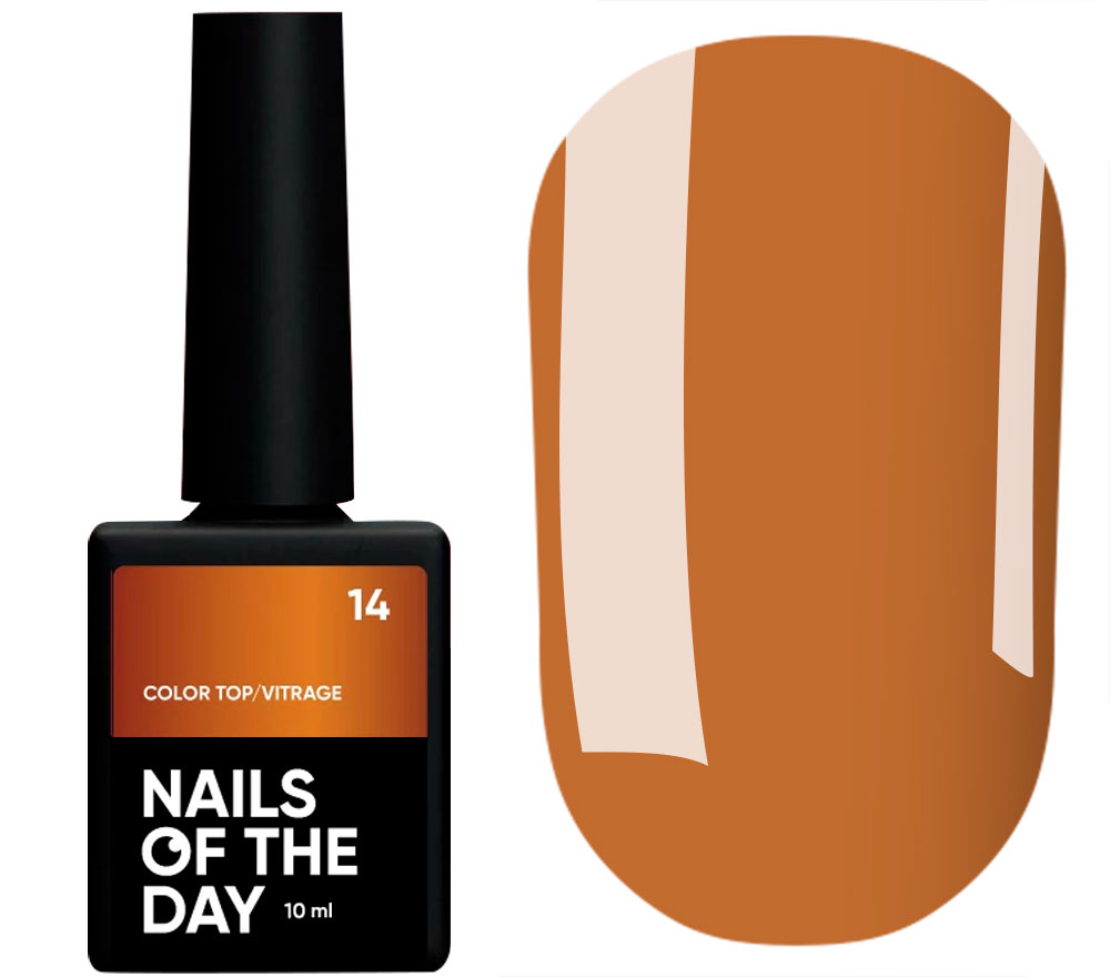 Nails Of The Day Топ для нігтів Vitrage №14, 10 мл