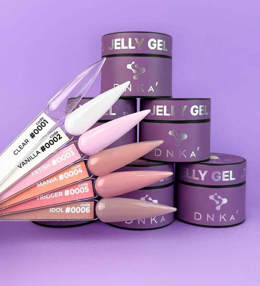 DNKa Gelly Gel 0005 Trigger gel-jelly (dusty pink), 15 ml
