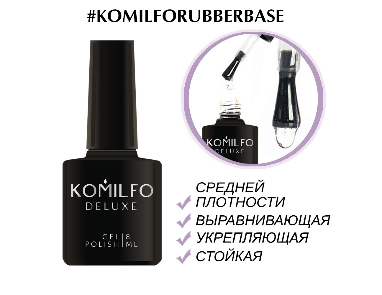 Komilfo набір для покриття гель-лаками "Мінімум"