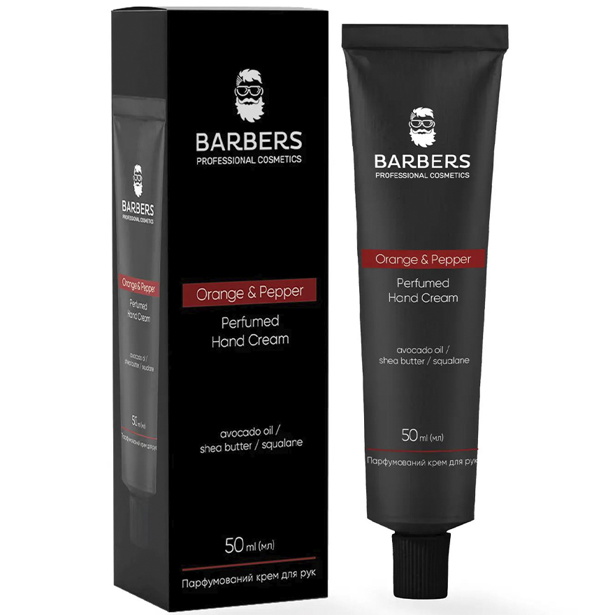 BARBERS Крем парфумований для рук Orange & Pepper Barbers, 50 мл