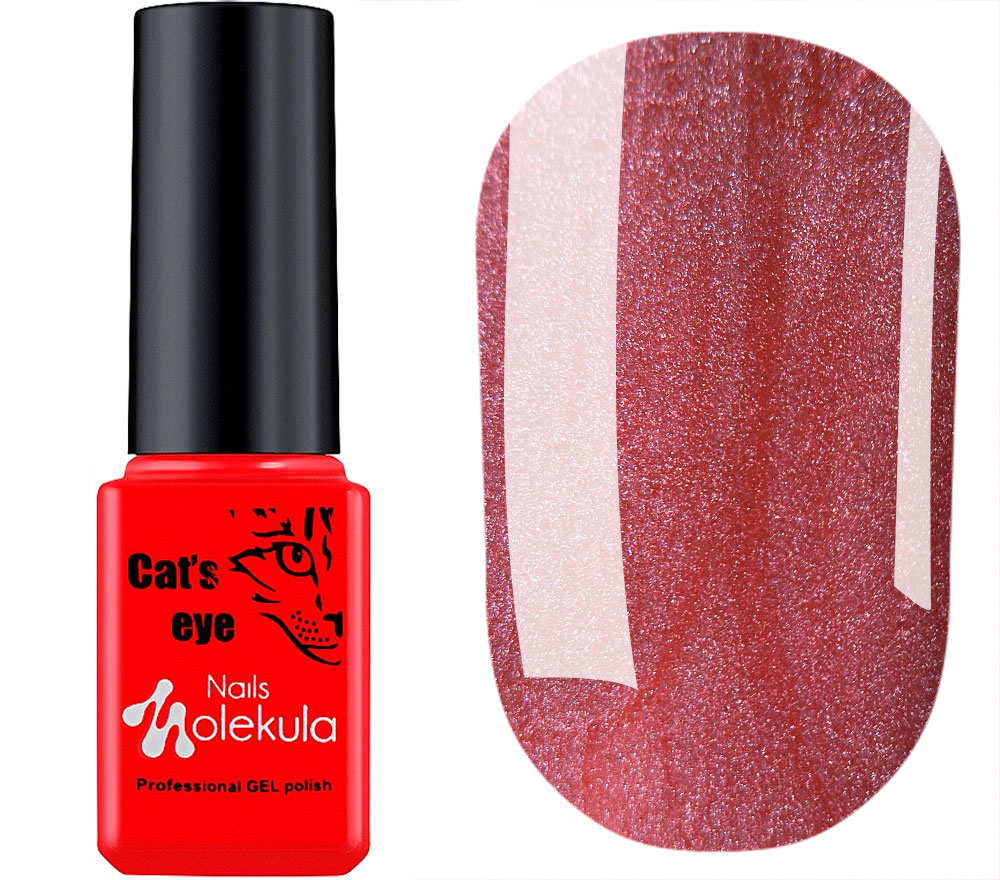 Molekula DIAMOND gel varnish No. 501 (silver, with sparkles and mica), 6 ml
