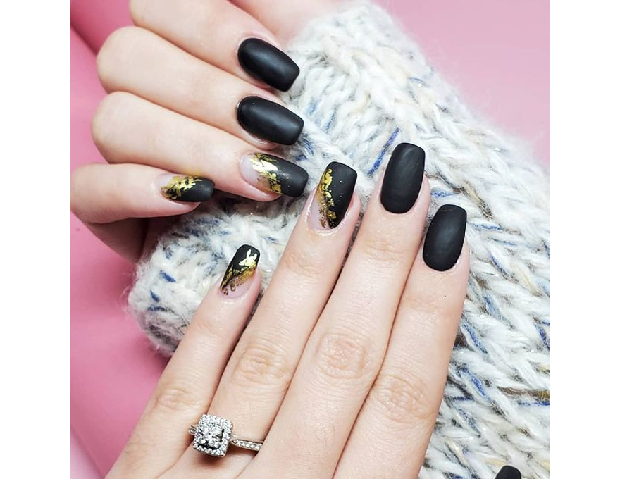 CND Гель-лак для нігтів Shellac Black Pool (чорний класичний), 7,3 мл