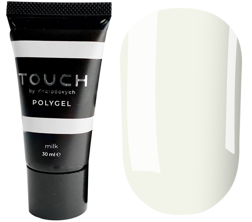 Touch Полигель для ногтей Polygel Milk, 30 мл