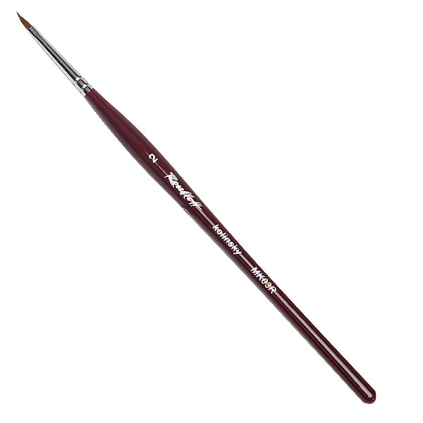 Rubleff Capillary brush No. 2, with Siberian column hair (MK03R)
