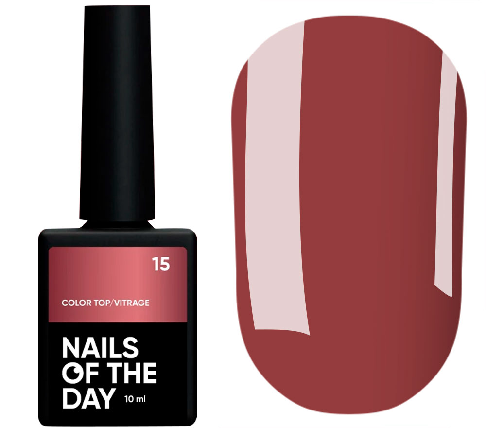 Nails Of The Day Nail top Color top No. 01 (pale pink), 10 ml