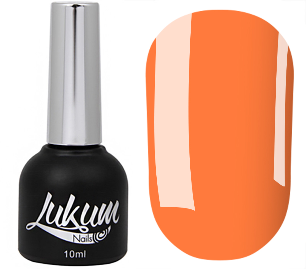 Гель-лак Lukum Pantone № 186 (оранжевый, эмаль), 10 мл