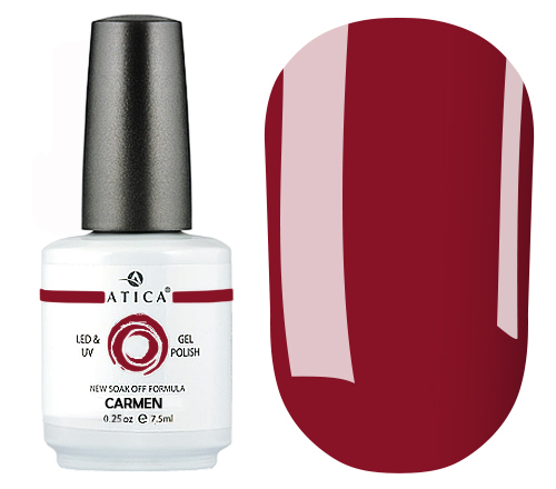 Atica Carmen GPM123 gel-varnish (wine, enamel), 7.5 ml