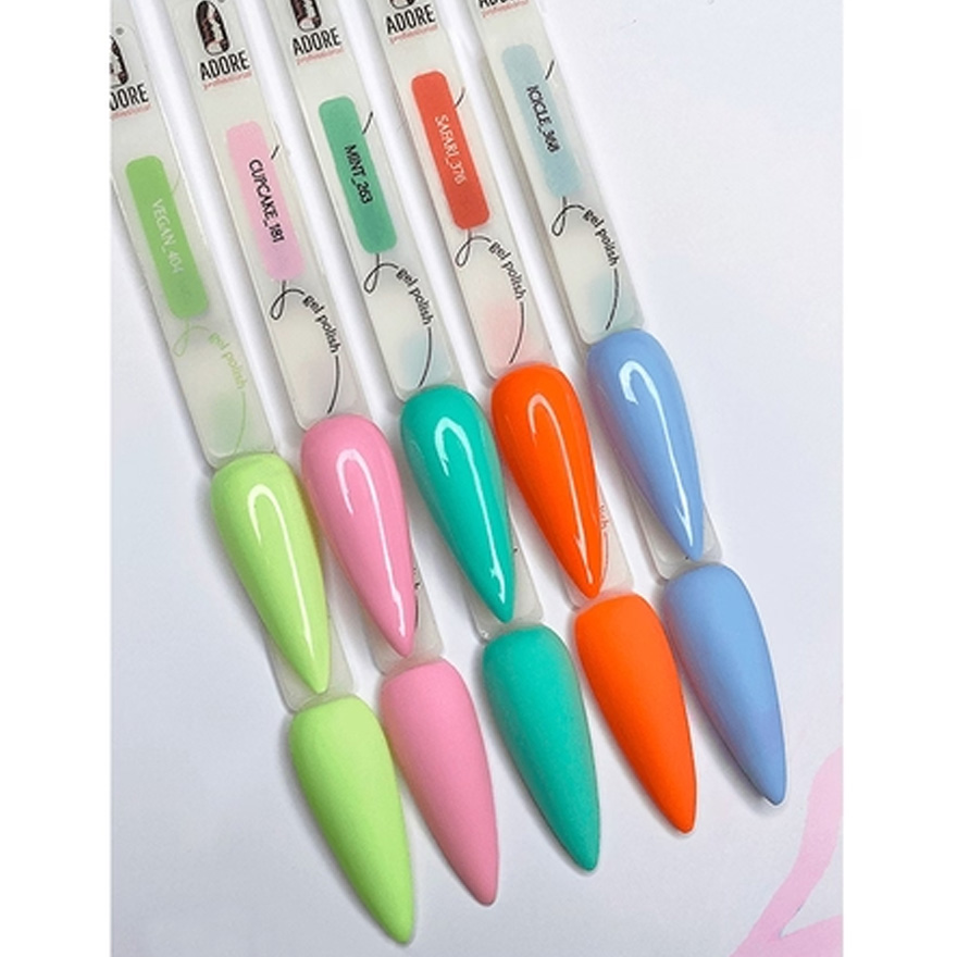 Gel varnish ADORE Professional No. 115 (bright light lime, neon), 7.5 ml