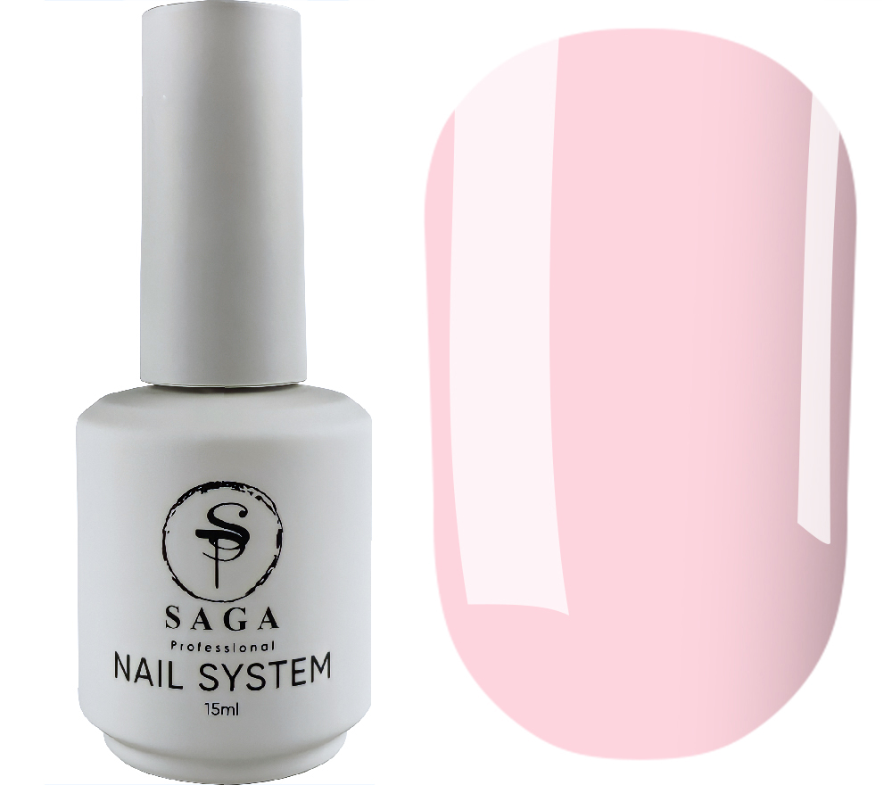 SAGA professional Base Elastic brush 5 (light pink), 15 ml SAGA professional Base Elastic brush 5 (light pink), 15 ml