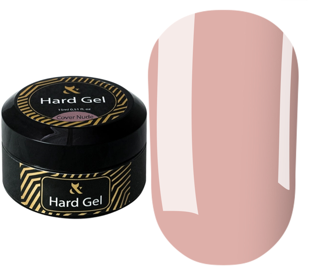 F.O.X Nail gel Hard gel Cover Nude, 15 ml