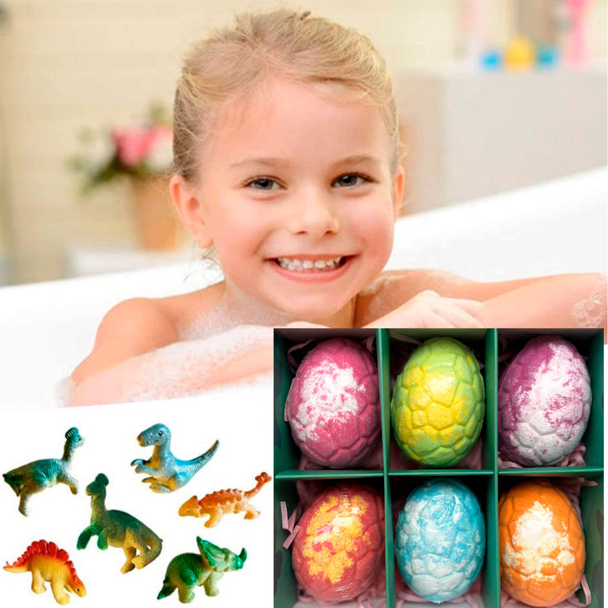Set of bath bombs with toys inside, 700 g