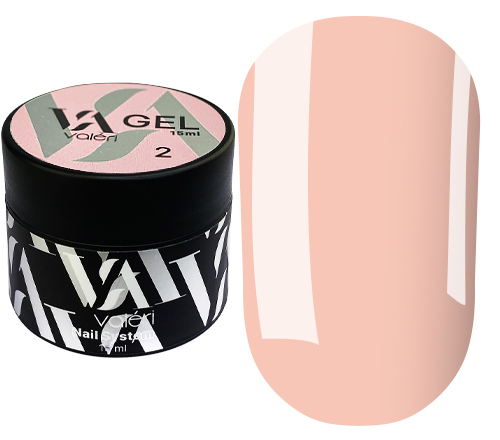 Valeri Гель для ногтей Builder Gel 02 Nude, 15 мл Valeri Гель для ногтей Builder Gel 02 Nude, 15 мл