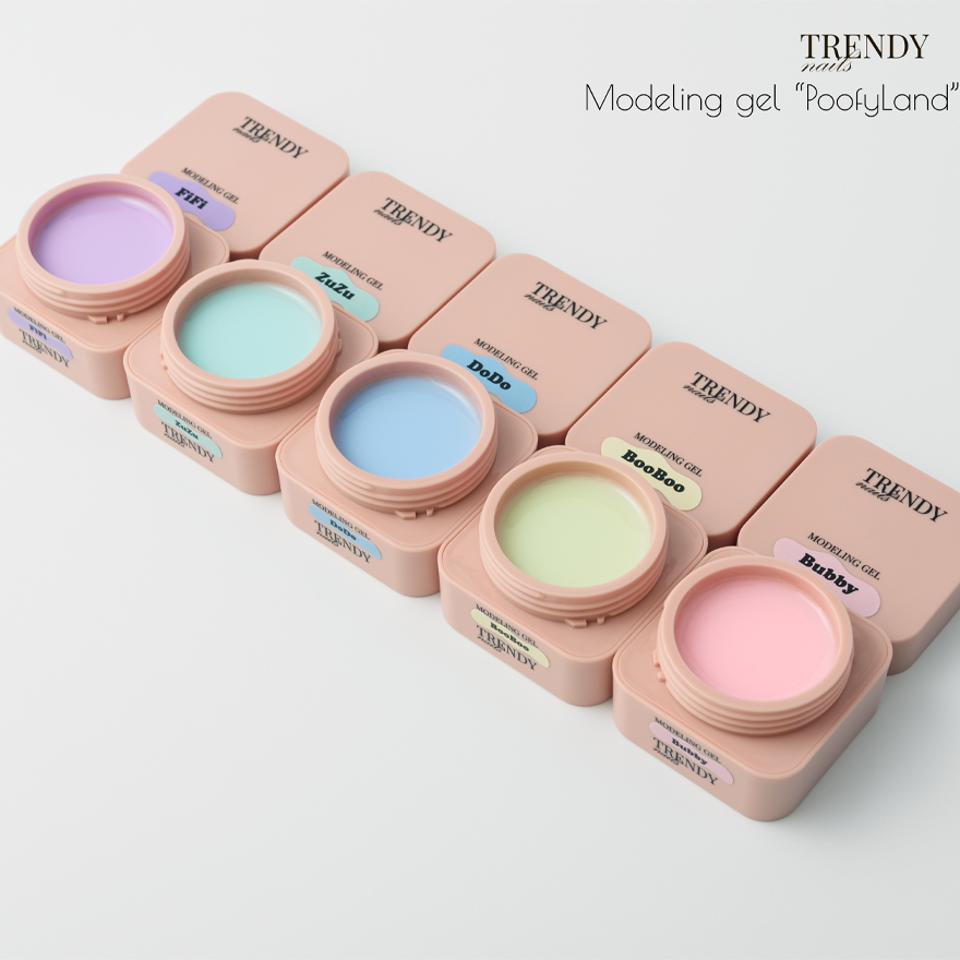 Trendy Nails Modeling Gel Clear (transparent), 30 ml