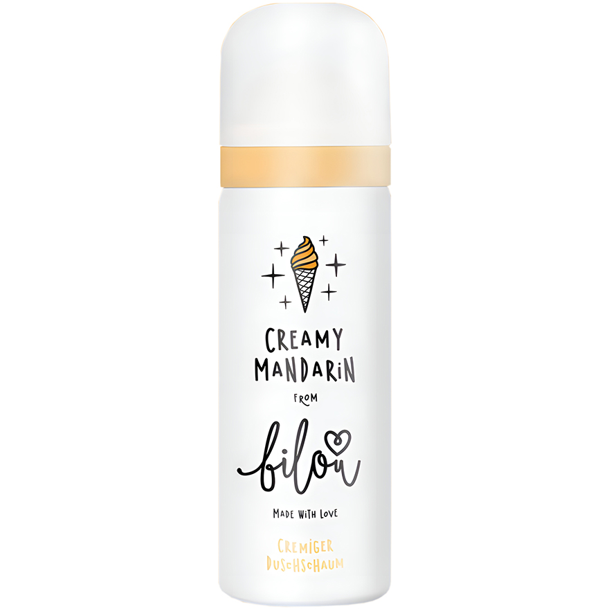 Bilou Mini shower foam Creamy Mandarin, 50 ml