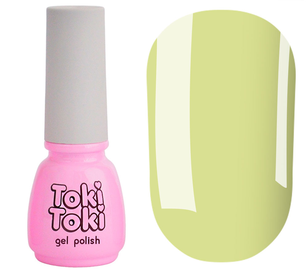 Toki Toki Gel nail polish Spring SP07 (light lemon, enamel), 5 ml