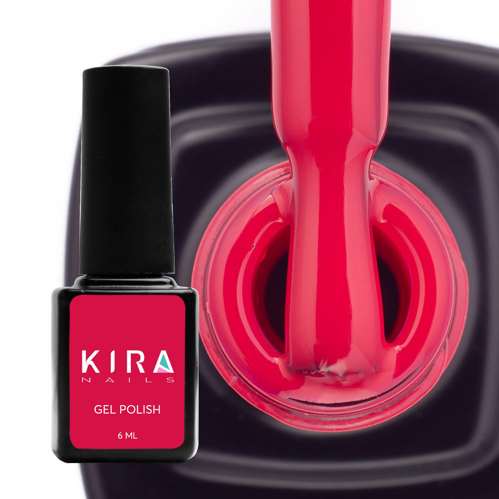 Kira Nails gel-varnish No. 164 (wine, enamel), 6 ml
