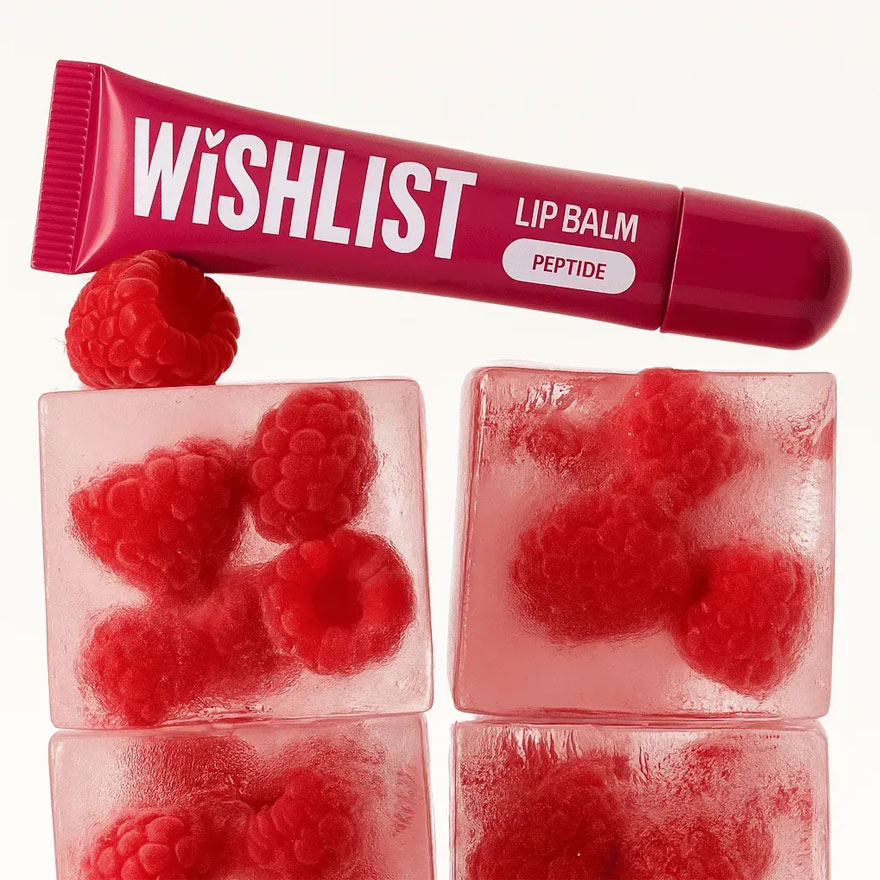 WISHLIST Бальзам-блиск для губ Lip Gloss Balm - Ruby Nectar + Іграшка-брелок, 10 мл