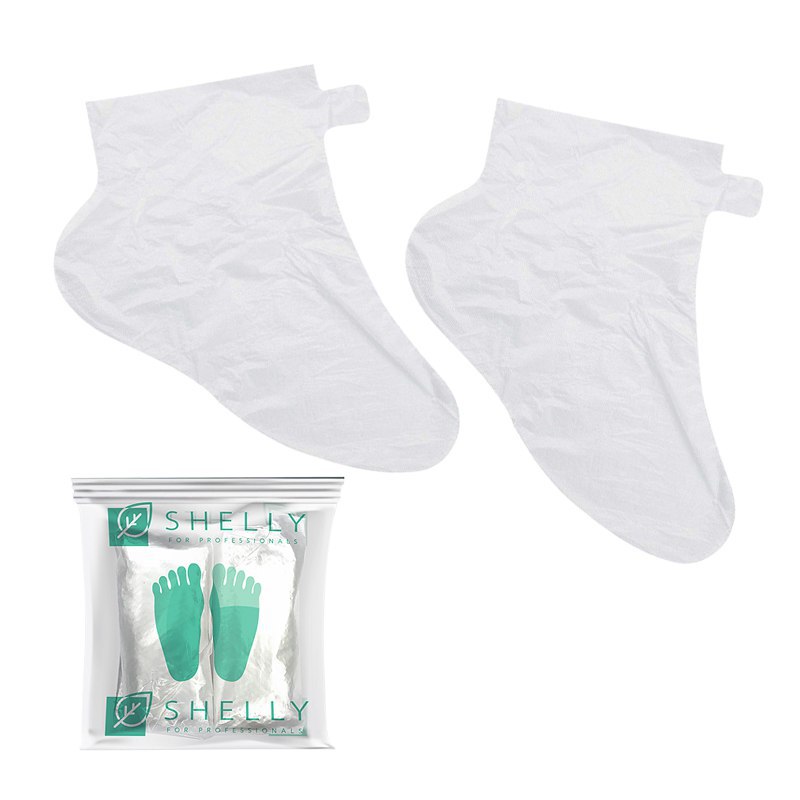 Shelly Pedicure Socks Set with Emulsion, 10 Pairs