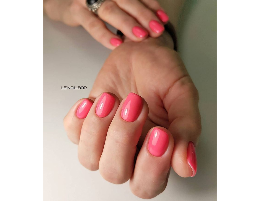Atica GPM107 Siesta gel varnish (bright coral, enamel), 7.5 ml