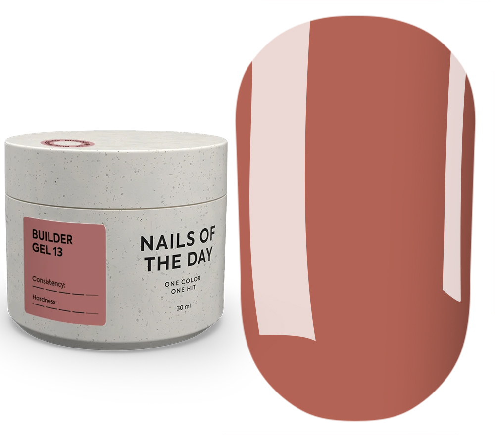 Nails Of The Day Гель для нігтів Builder gel 13, 30 мл