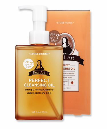 ETUDE HOUSE Real Art Perfect Cleansing Oil - hydrophilic oil for sensitive skin, 185 ml