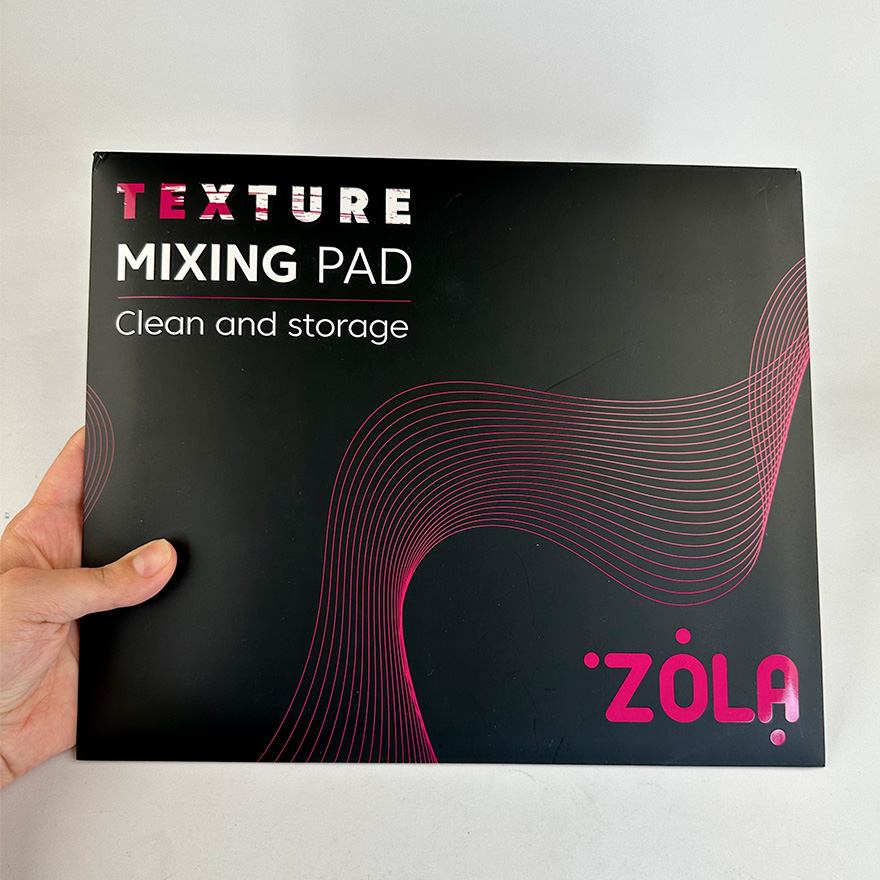 ZOLA Mat silicone Mixing Pad - black