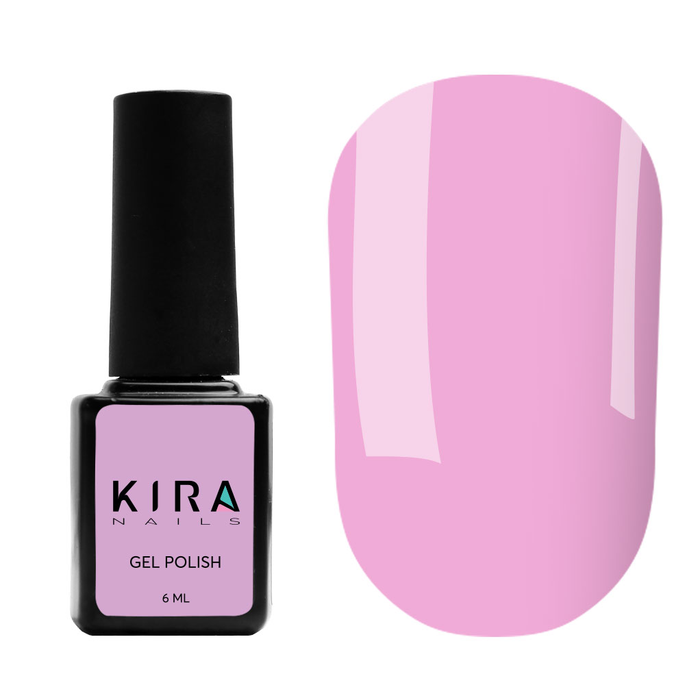 Kira Nails gel-varnish No. 103, (pink-purple, enamel), 6 ml