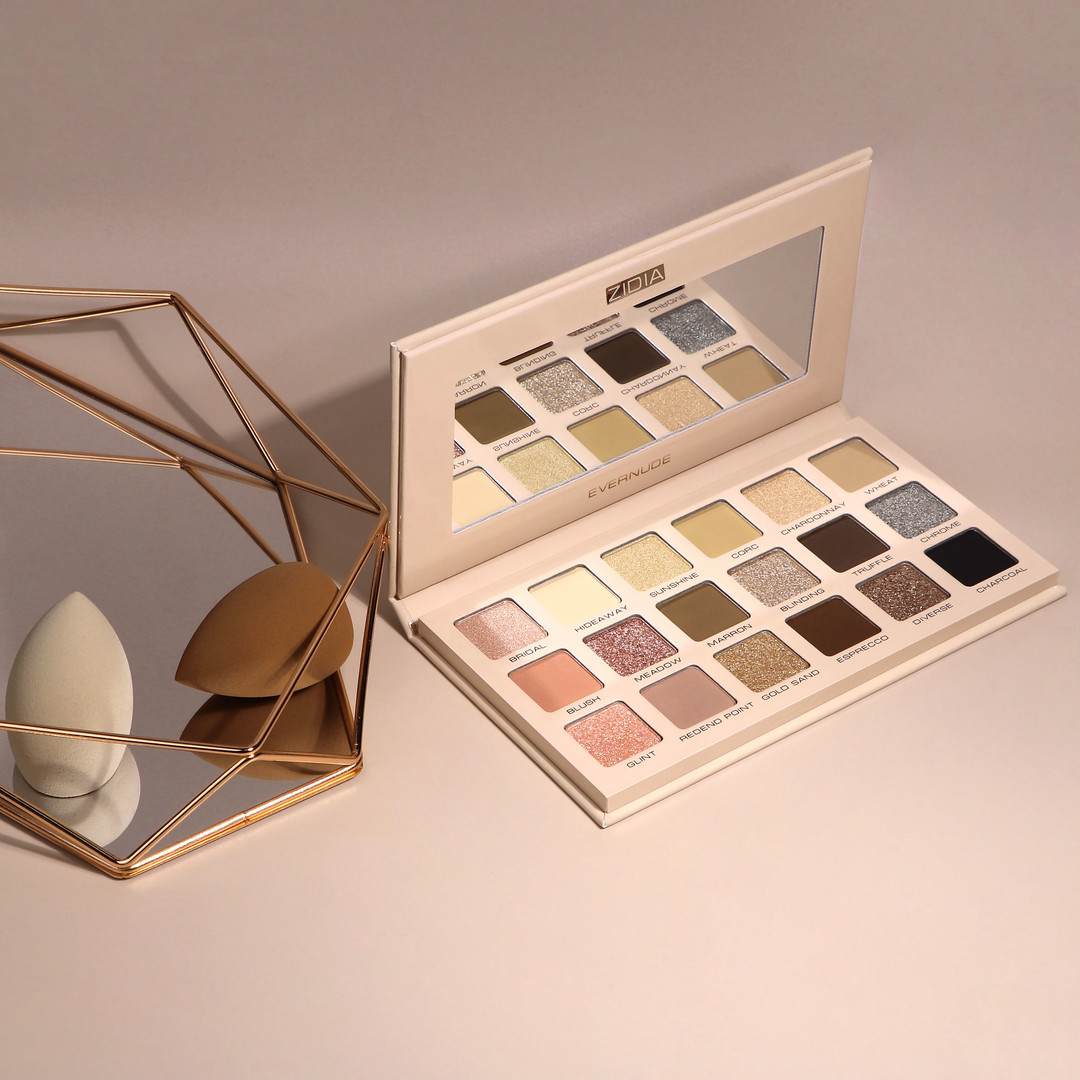 ZIDIA Eyeshadow Palette - Evernude - палетка теней