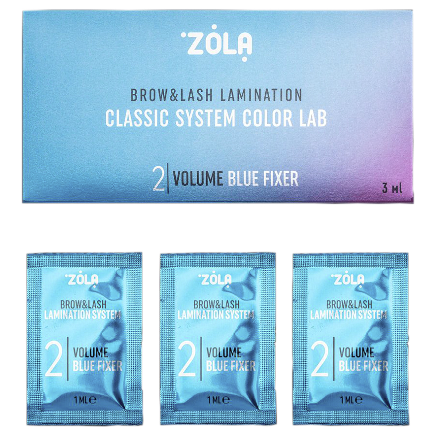 ZOLA Набір в саше 02 Volume Blue Fixer Color Lab (3 x 1 мл) ZOLA Набір в саше 02 Volume Blue Fixer Color Lab (3 x 1 мл)