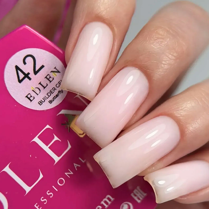 Edlen Гель для ногтей Builder gel Butterfly №42, 15 мл