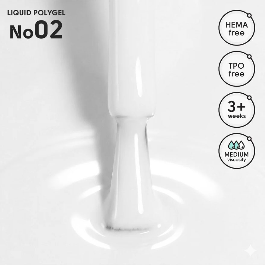 Shelly Жидкий полигель Liquid PolyGel 02, 12 мл