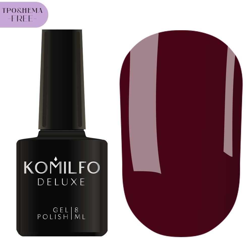 Gel varnish Komilfo DeLuxe Termo C003 (light brown, when heated - bright light green), 8 ml