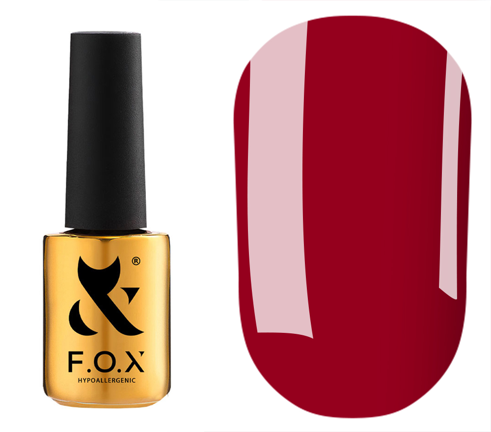FOX Spectrum gel varnish No. 116 (pinkish-red, enamel), 7 ml