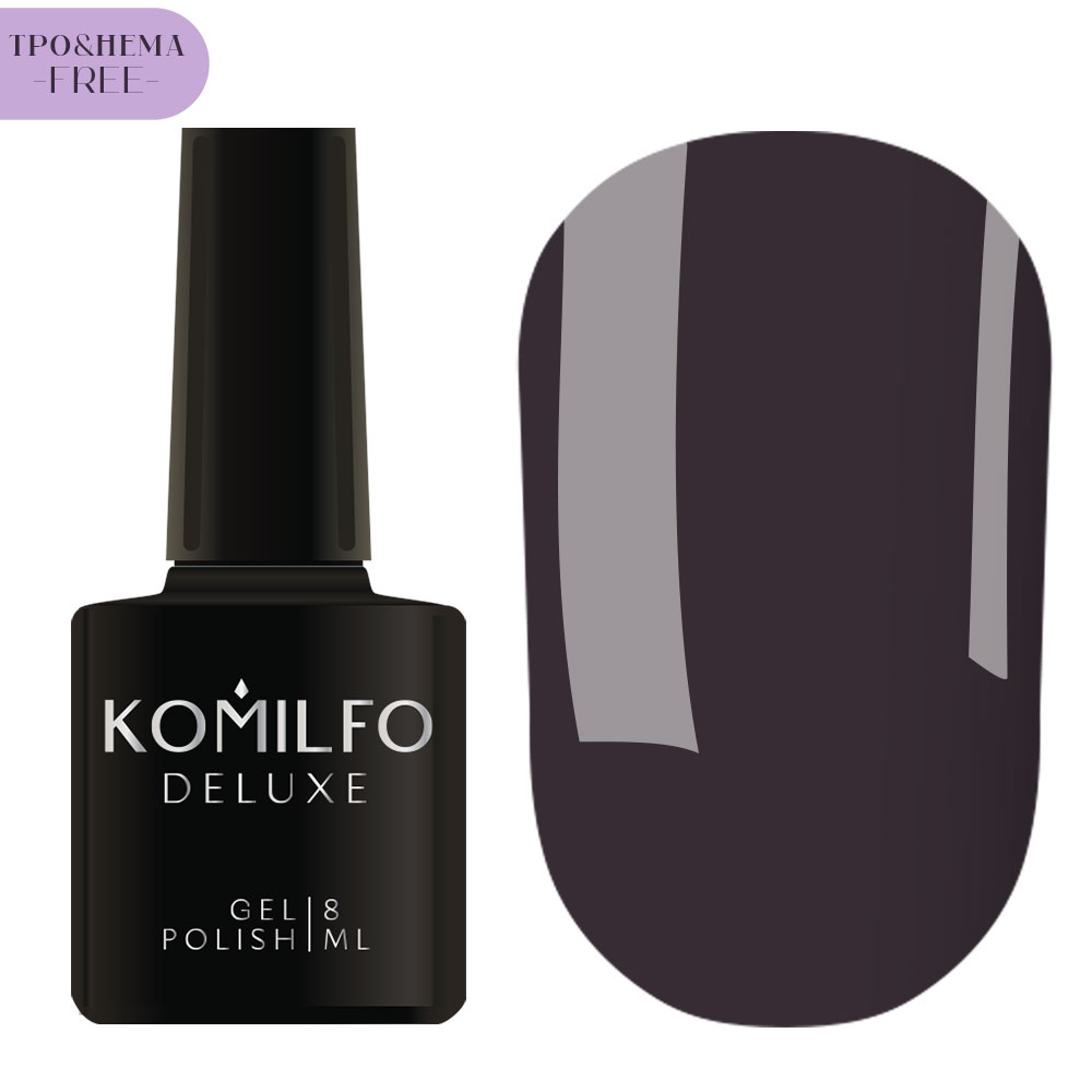 Gel varnish Komilfo DeLuxe Termo C003 (light brown, when heated - bright light green), 8 ml