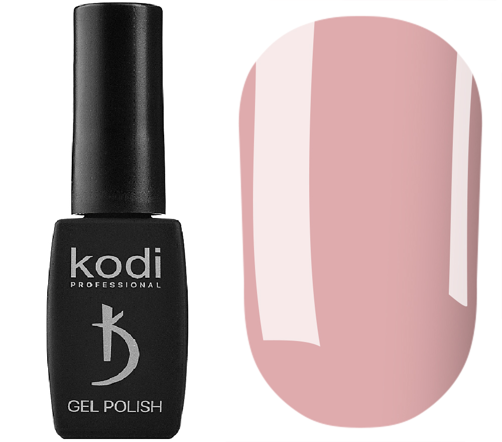 Gel polish Kodi Professional No. CN 020 (tea troyanda, napivprozory), 12 ml