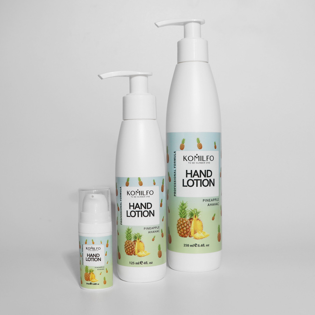Komilfo Hand Lotion "Pineapple" - pineapple hand lotion, 250 ml