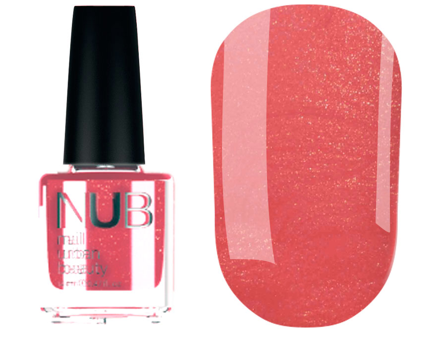 Nail polish NUB 050 Wine Hot (fuchsia with shimmer, enamel), 14 ml