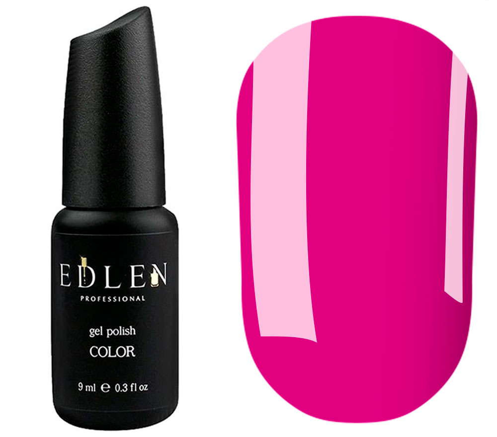 Edlen Gel nail polish 012 (berry pink, enamel), 9 ml
