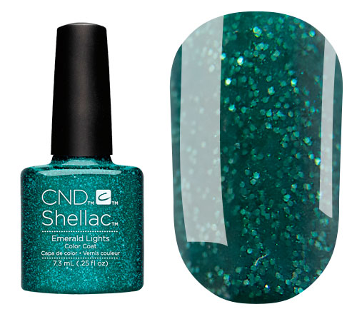 СND Shellac gel polish, Emerald Lights, 7.3 ml