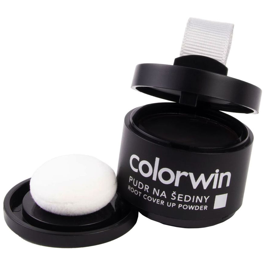 Colorwin Пудра для маскировки отросших корней волос черная 3,2 г