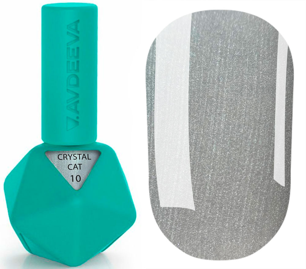 Victoria Avdeeva Gel nail polish Crystal Cat's Eye No. 001, 10 ml