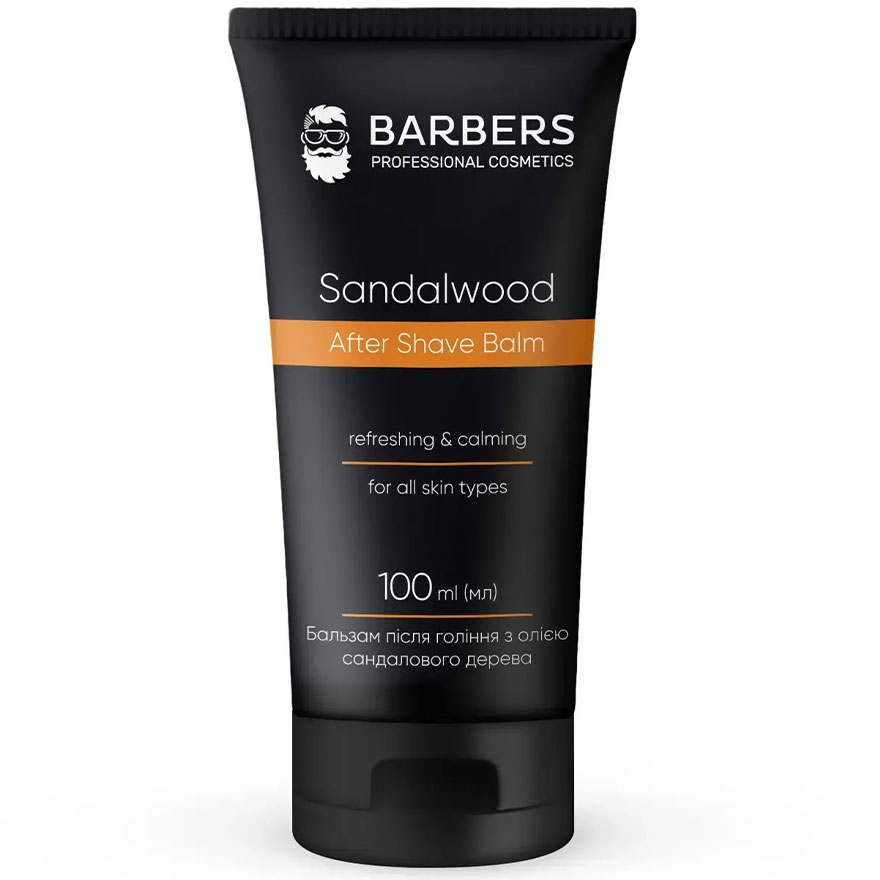 BARBERS After-shave balm with sandalwood oil Sandalwood, 100 ml