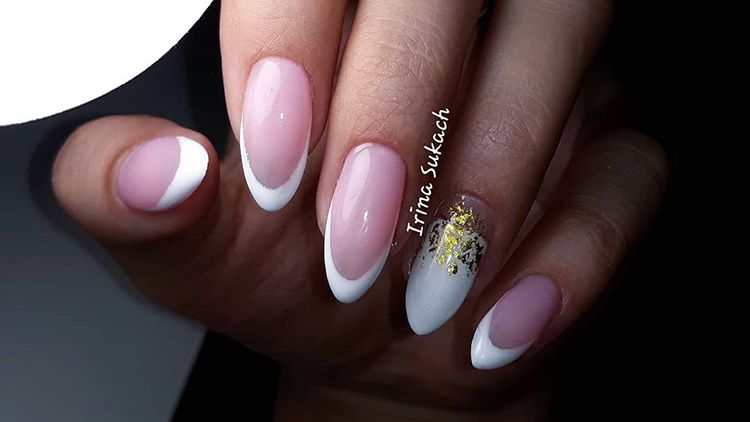 Гель-лак Kira Nails №004 рожевий камуфляж для френча, емаль), 6 мл