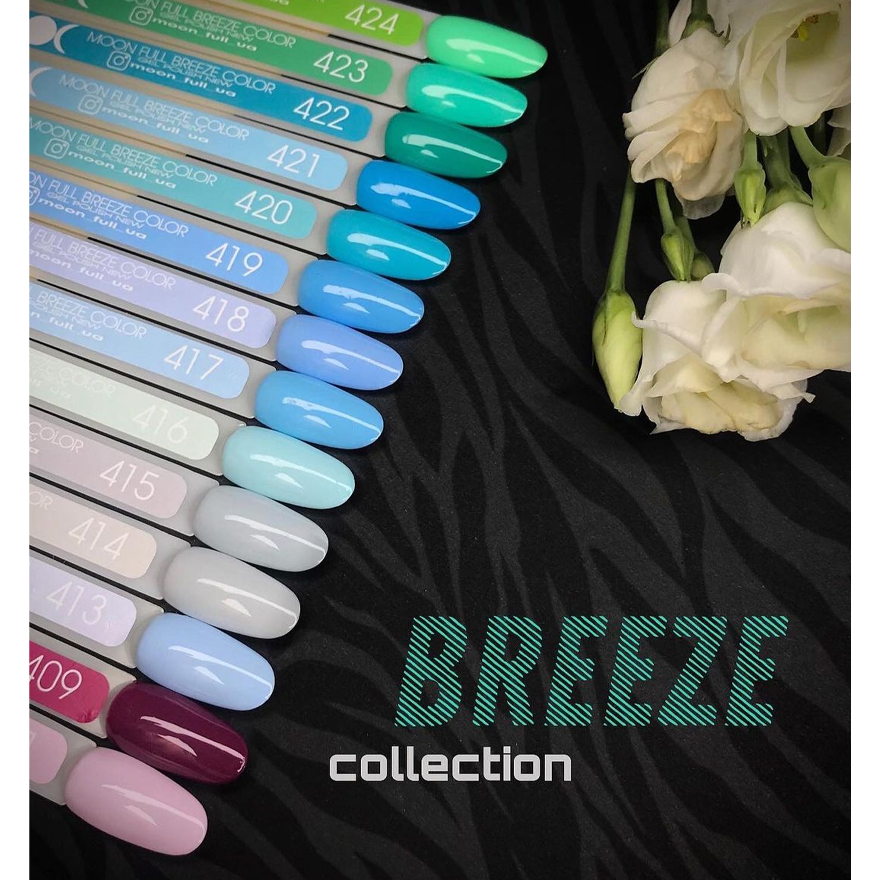 Гель-лак Moon Full Breeze color №424, 8 мл