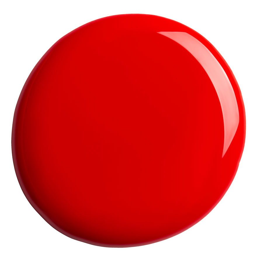 Гель-лак NUB 244 Scarlet (яркий красный, эмаль), 8 мл