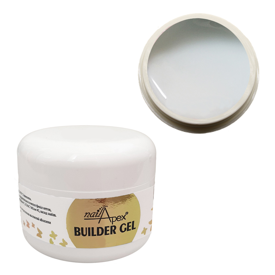 Nailapex Modeling gel without sawdust Ice Cream, milky, 30 ml