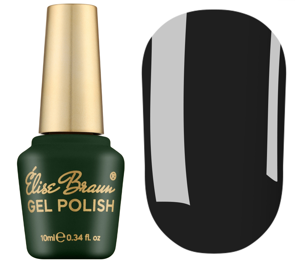 ELISE BRAUN Black Rubber Base База для ногтей (черная), 10 мл