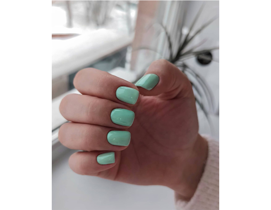 Atica Cameo Green GPM57 gel-varnish (mint, enamel), 7.5 ml