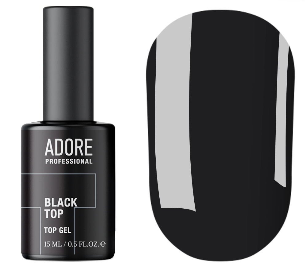 ADORE Топ для нігтів Black Top, 15 мл